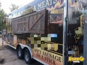 2012 Barbecue Concession Trailer Barbecue Food Trailer Air Conditioning Colorado for Sale