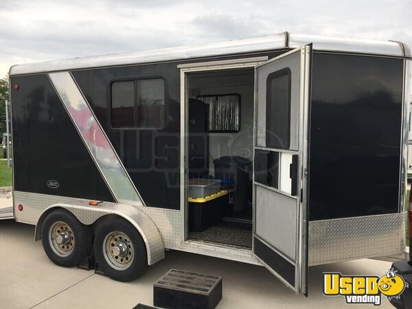 2012 Barbecue Concession Trailer Barbecue Food Trailer Air Conditioning Ohio for Sale