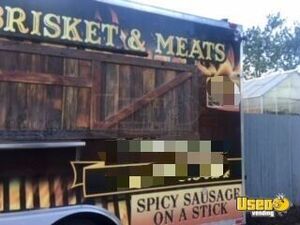 2012 Barbecue Concession Trailer Barbecue Food Trailer Stainless Steel Wall Covers Colorado for Sale