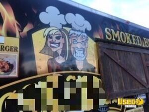 2012 Barbecue Concession Trailer Barbecue Food Trailer Upright Freezer Colorado for Sale