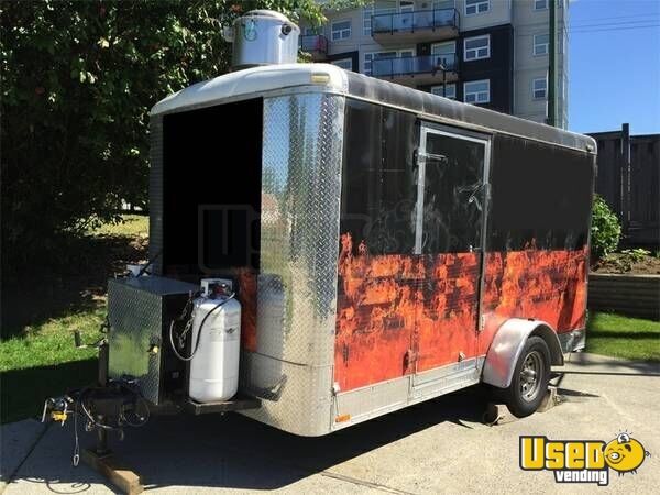 Loaded Food Concession Trailer For Sale In British Columbia Canada