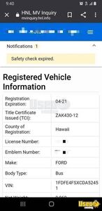 2012 E350 Shuttle Bus Shuttle Bus 10 Hawaii Gas Engine for Sale