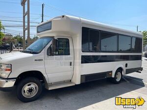2012 E450 Econoline Passenger Bus Shuttle Bus Air Conditioning New York Gas Engine for Sale