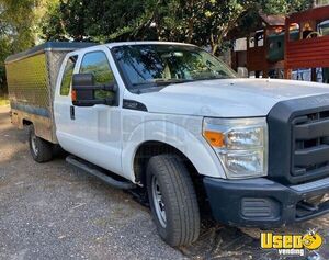 2012 F-250 Super Duty Lunch Serving Canteen-style Food Truck Lunch Serving Food Truck Concession Window Florida Gas Engine for Sale