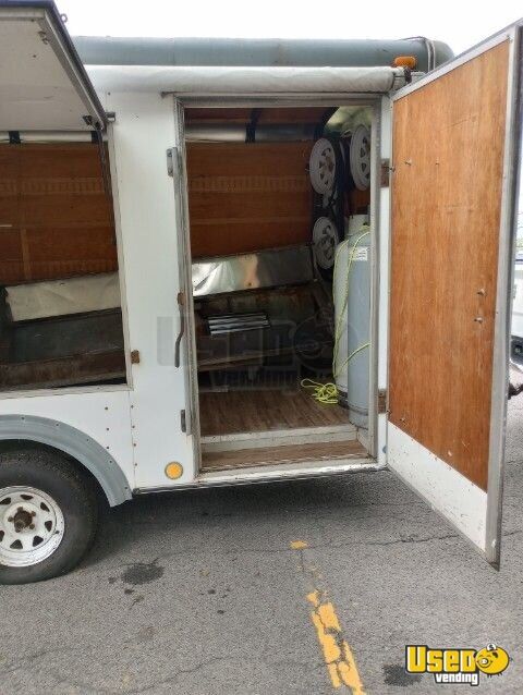2012 Food Concession Trailer Concession Trailer Diamond Plated Aluminum Flooring New York for Sale