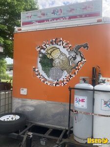 2012 Food Trailer Kitchen Food Trailer Prep Station Cooler New York for Sale