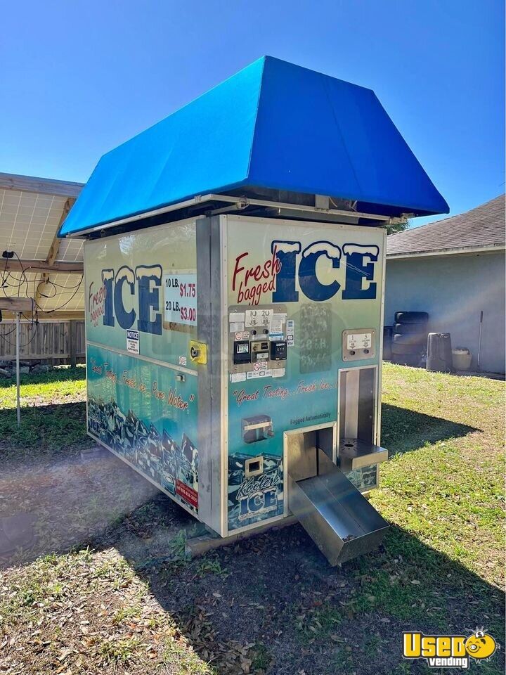 Used 2012 Kooler Ice Model KI810 Bagged Ice Vending Machine For Sale