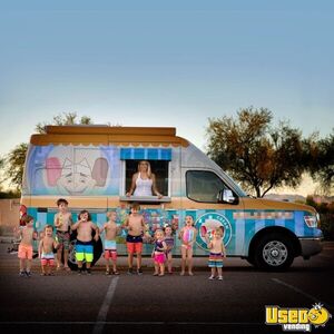 2012 Nv2500 S High Roof Ice Cream Truck Arizona Gas Engine for Sale