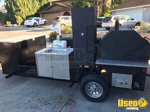 2012 Open Bbq Smoker Trailer Open Bbq Smoker Trailer Hot Water Heater California for Sale