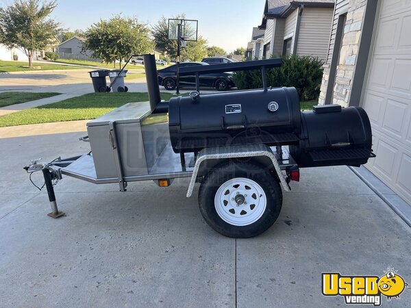 2012 Santa Fe 20 Open Bbq Smoker Trailer Nebraska for Sale