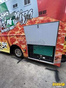 2012 Step Van Pizza Food Truck Pizza Food Truck Stainless Steel Wall Covers Florida Diesel Engine for Sale