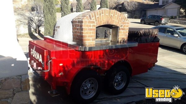 2012 Tandem Pizza Trailer Pizza Oven Texas for Sale