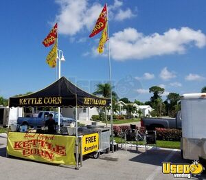 2012 Turnkey Mobile Kettle Corn Business Concession Trailer Spare Tire Florida for Sale