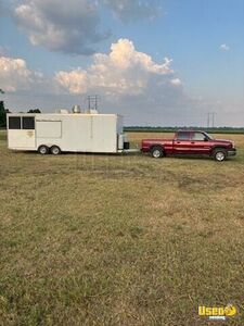 2012 Worldwide Kitchen Food Trailer Diamond Plated Aluminum Flooring Louisiana for Sale