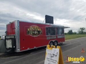 2013 24' Extreme Concession Trailer Kitchen Food Trailer Michigan for Sale