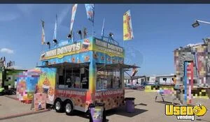 2013 18' Carnival Style Mini Donut Concession Trailer w/ Pro Fire System for Sale in British Columbia!