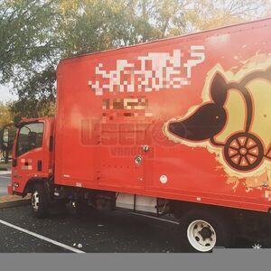 2013 Isuzu Box Truck Food Truck with 2017 Kitchen Install for Sale in Texas, Low Miles!
