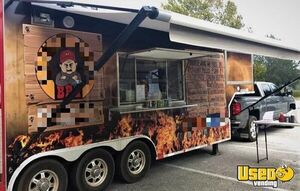 2013 Cmde24 Barbecue Food Trailer Concession Window Florida for Sale