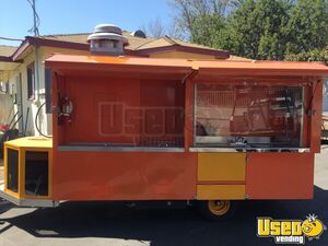 2013 Corn Roaster Concession Trailer Corn Roasting Trailer Slide-top Cooler California for Sale