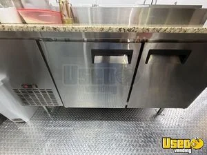 2013 Express Cutaway Pizza Food Truck Diamond Plated Aluminum Flooring Florida Gas Engine for Sale