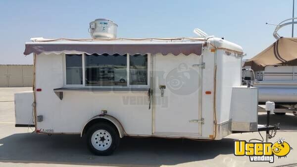 2013 H&h Trailers Kitchen Food Trailer Diamond Plated Aluminum Flooring California for Sale