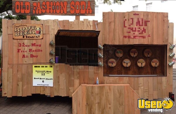 2013 Old Fashion Soda And Funnel Cake Trailer Beverage - Coffee Trailer Texas for Sale