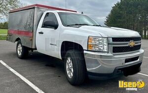 2013 Silverado 2500 Hd Lunch Serving Food Truck Lunch Serving Food Truck Air Conditioning Minnesota Gas Engine for Sale