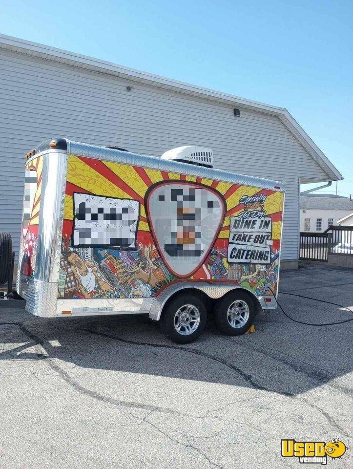 2013 8' x 12' Forest River Food Concession Trailer Mobile Vending Unit for Sale in Michigan