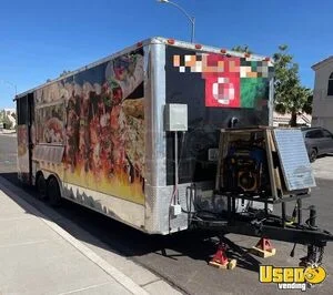 2013 Utility Barbecue Concession Trailer Barbecue Food Trailer Air Conditioning Nevada for Sale