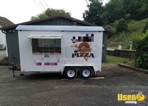 2014 14' Wood Fired Pizza Trailer Pizza Trailer Concession Window Pennsylvania for Sale