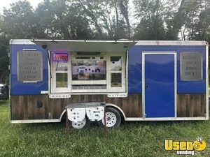 2014 18ft Enclosed Kitchen Food Trailer Concession Window Indiana for Sale