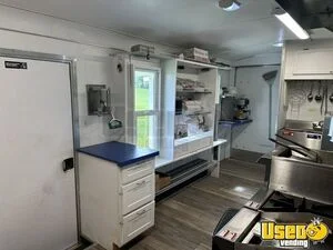 2014 18ft Enclosed Kitchen Food Trailer Convection Oven Indiana for Sale