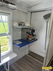 2014 18ft Enclosed Kitchen Food Trailer Fryer Indiana for Sale