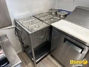 2014 18ft Enclosed Kitchen Food Trailer Steam Table Indiana for Sale