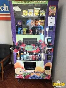 (3) 2014 Healthier 4 U Snack and Cold Drink Combo Machines For Sale in Texas!
