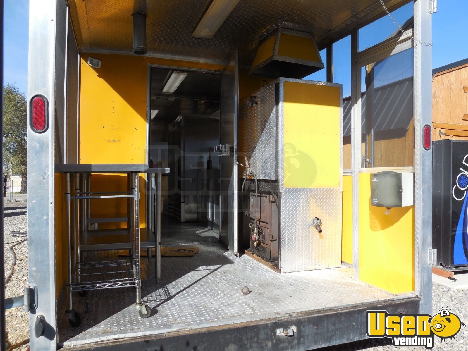 2014 8.5' x 24' Barbecue Kitchen Food Concession Trailer with Screened
