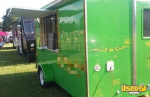 2014 6x12 Green Snowball Trailer Air Conditioning Georgia for Sale