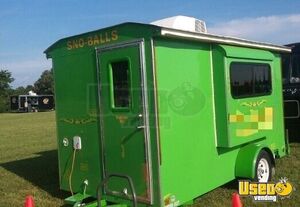 2014 6x12 Green Snowball Trailer Concession Window Georgia for Sale