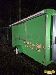 2014 6x12 Green Snowball Trailer Deep Freezer Georgia for Sale