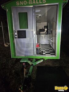 2014 6x12 Green Snowball Trailer Exterior Lighting Georgia for Sale
