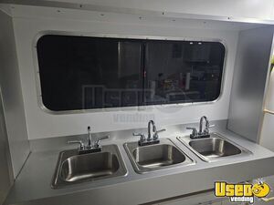 2014 6x12 Green Snowball Trailer Hand-washing Sink Georgia for Sale