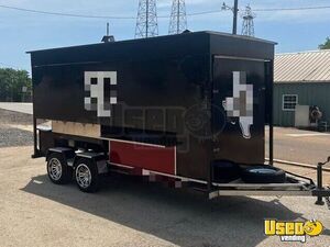 2014 Barbecue Concession Trailer Barbecue Food Trailer Exterior Customer Counter Texas for Sale