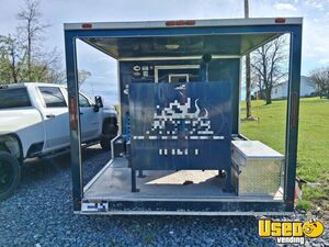 2014 Barbecue Food Trailer Diamond Plated Aluminum Flooring West Virginia for Sale