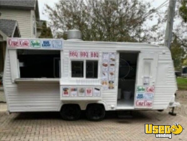 2014 Barbecue, Shaved Ice, Food Concession Trailer Barbecue Food Trailer Michigan for Sale