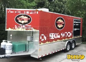 2014 Barbecue Trailer Barbecue Food Trailer Air Conditioning North Carolina for Sale
