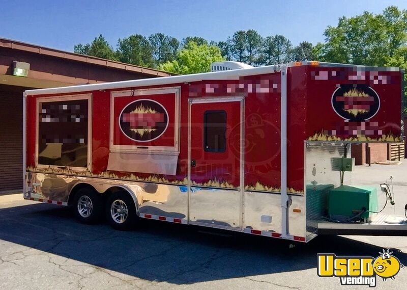 2014 Barbecue Trailer Barbecue Food Trailer North Carolina for Sale