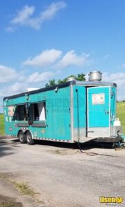 2014 Carfo Xp8 Kitchen Food Trailer Stainless Steel Wall Covers Texas for Sale