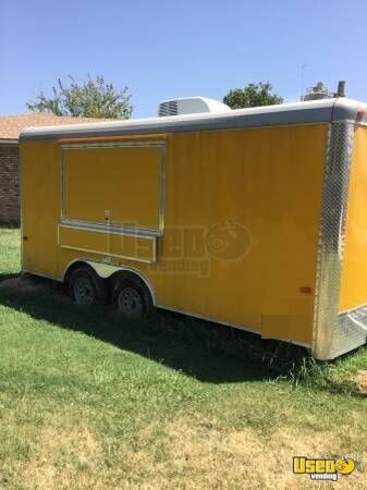 2014 Cargo Craft Expedition Concession Food Trailer Exhaust Hood Texas for Sale