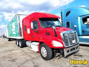 2014 Cascadia Freightliner Semi Truck Fridge Texas for Sale