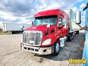 2014 Cascadia Freightliner Semi Truck Under Bunk Storage Texas for Sale